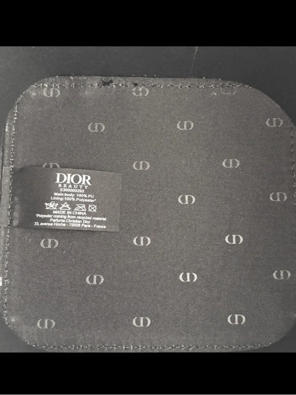 DIOR Black Vanity Case/Pouch
